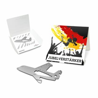 ROMINOX® Key Tool Airplane (18 Funktionen) Deutschland Fan Jubelverstärker 2K2107g
