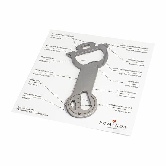 ROMINOX® Key Tool Snake (18 Funktionen) Super Dad 2K2108c