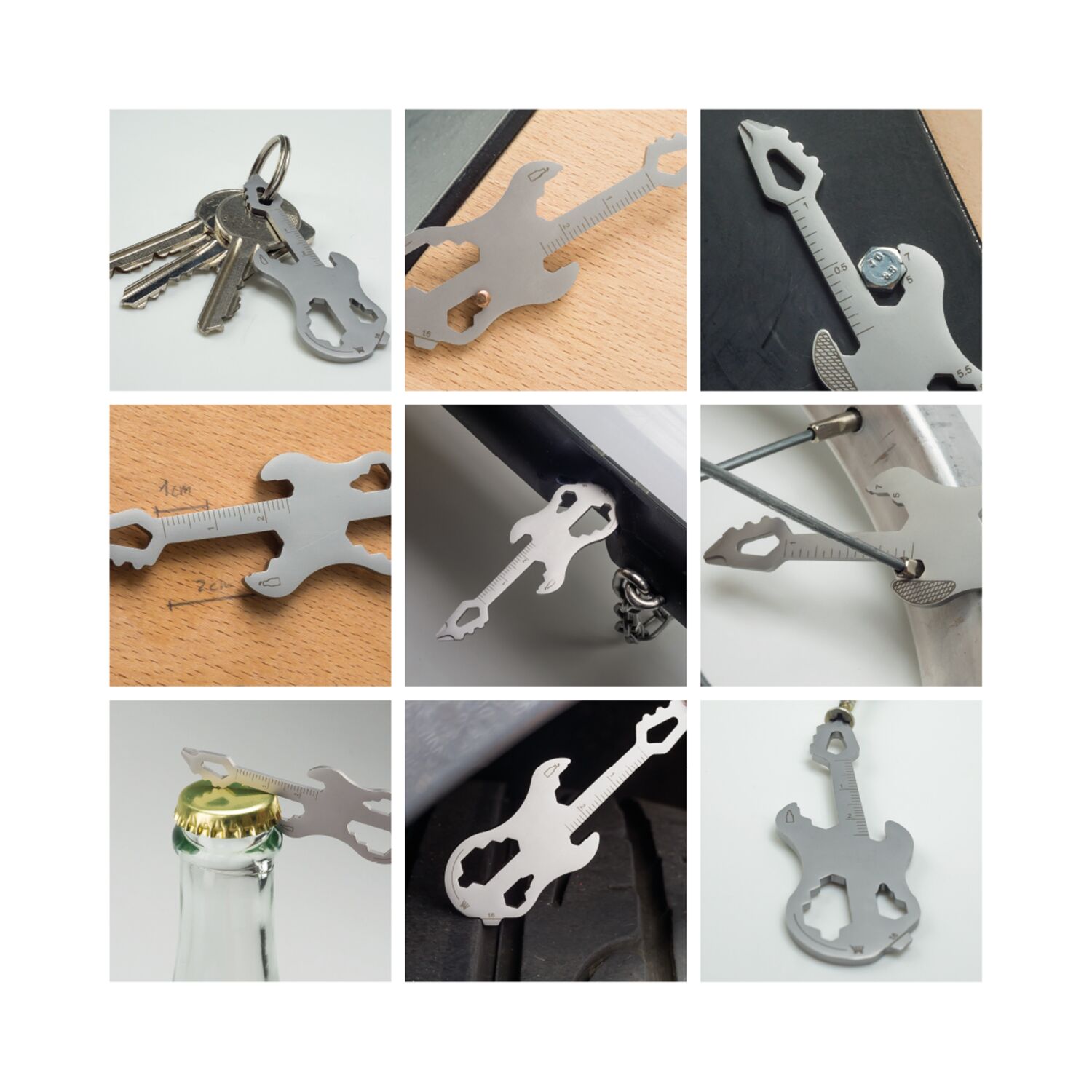 ROMINOX® Key Tool Guitar (19 Funktionen) Frohe Ostern Hase 2K2202k