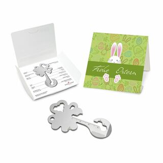 ROMINOX® Key Tool Lucky Charm (19 Funktionen) Frohe Ostern Hase 2K2202m