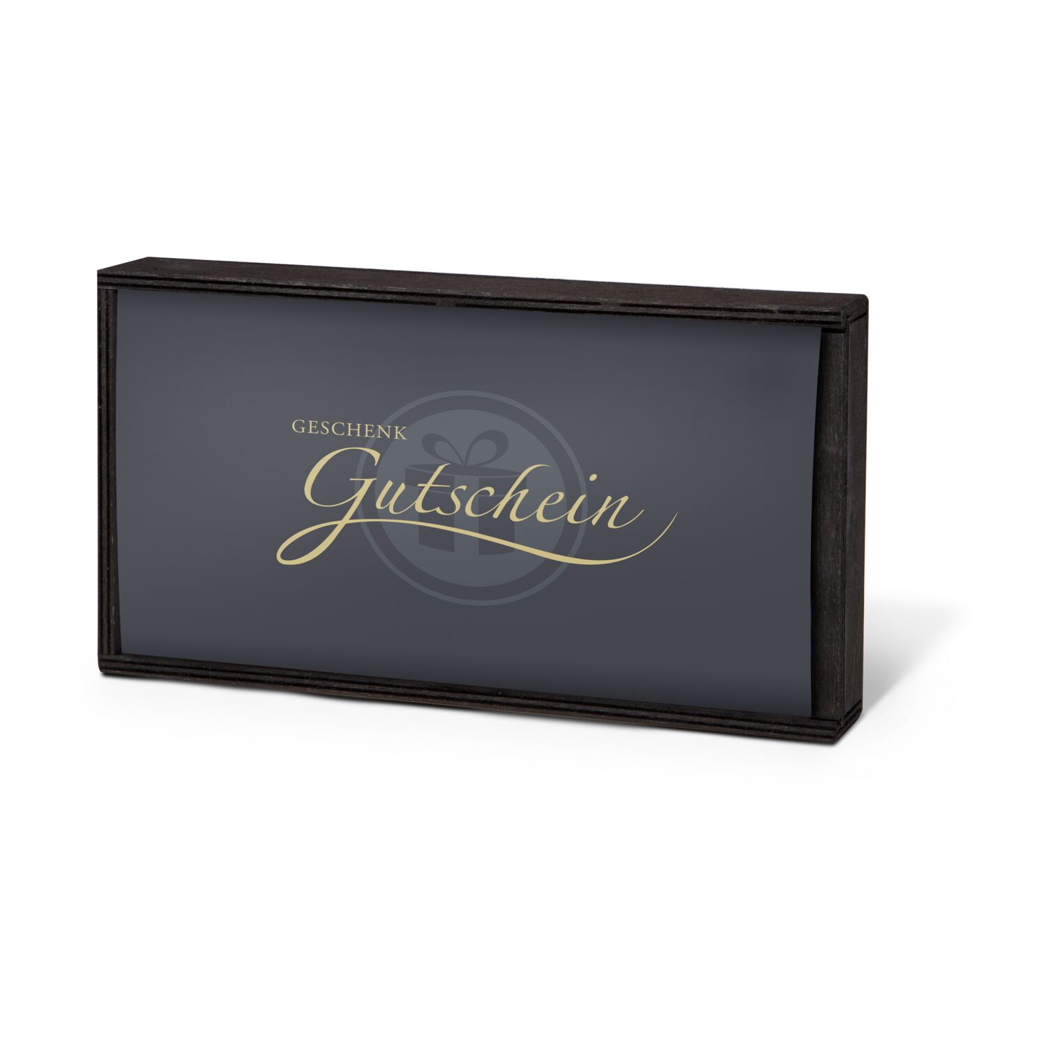 Geschenkgutschein Gold in Holzkiste, 35 € für Präsent-, Lifestyle- und Wellnessartikel 2K9135