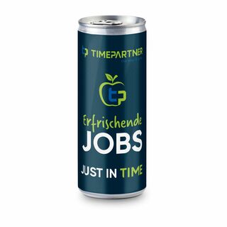 Idealer Durstlöscher: Apfelsaft aus Apfelsaftkonzentrat (Fruchtgehalt mind. 50%) versetzt mit Kohlensäure, ohne Zuckerzusatz mit Papier-Etikett