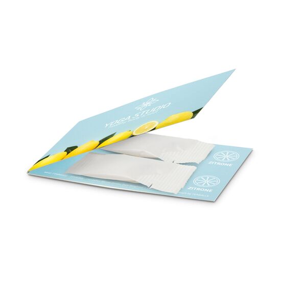 2 Sachets Promo Drops by TEABALLS (2x 6-8 Zitrone Drops für bis zu 1 L) in individueller Klappkarte