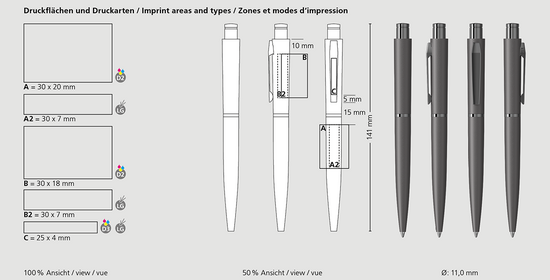 Klio-Eterna - Snooker metal Mc - Druckkugelschreiber