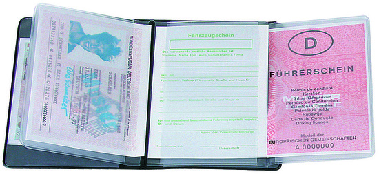 CreativDesign® Ausweistasche "5-fach" Normalfolie