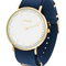 Metalluhr TEXSTYLE FLAT gold big