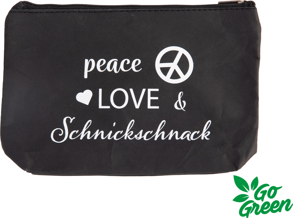 Eco-Ziptasche (Waschpapier in Lederoptik)