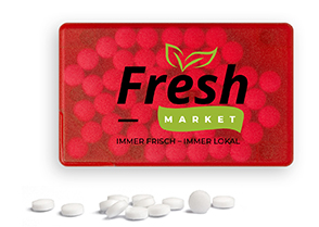 MintCard 14 g  rot-transparent