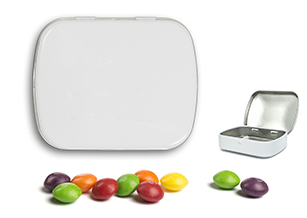 Mini Nostalgiedose 37 g Skittles weiß