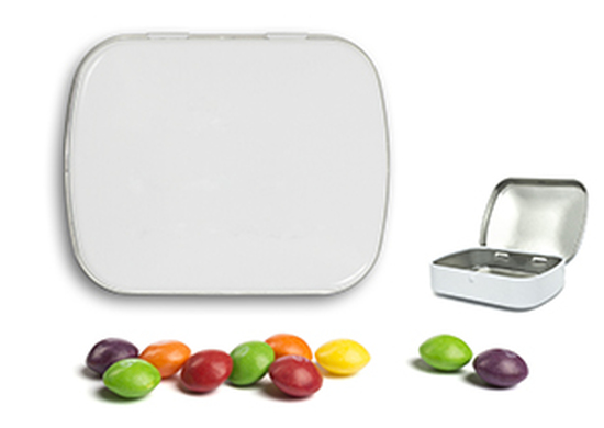 Mini Nostalgiedose 37 g Skittles weiß