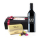 Geschenkset "Goldrausch" 214 g  Rot 32 "Rausch Plantagen" Minis & Kaitui  0,75l Wein