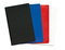 Taschenkalender "Status" im Format 9,5 x 16 cm, Kalendarium Grau/Rot, 32 Seiten gebunden + 16 Seiten ABC-Heft, eingesteckt in PVC-Hülle rot
