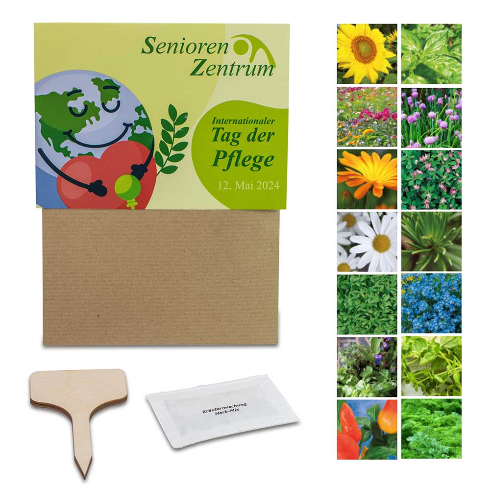 Pflanz-Set - 2er-Set - Ringelblume / Vergissmeinnicht