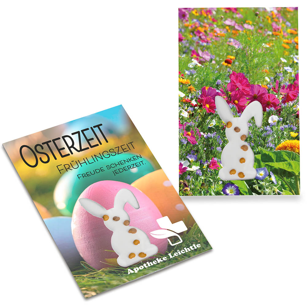 Samen-Karte-Mini Ostern - Sommerblumenmischung