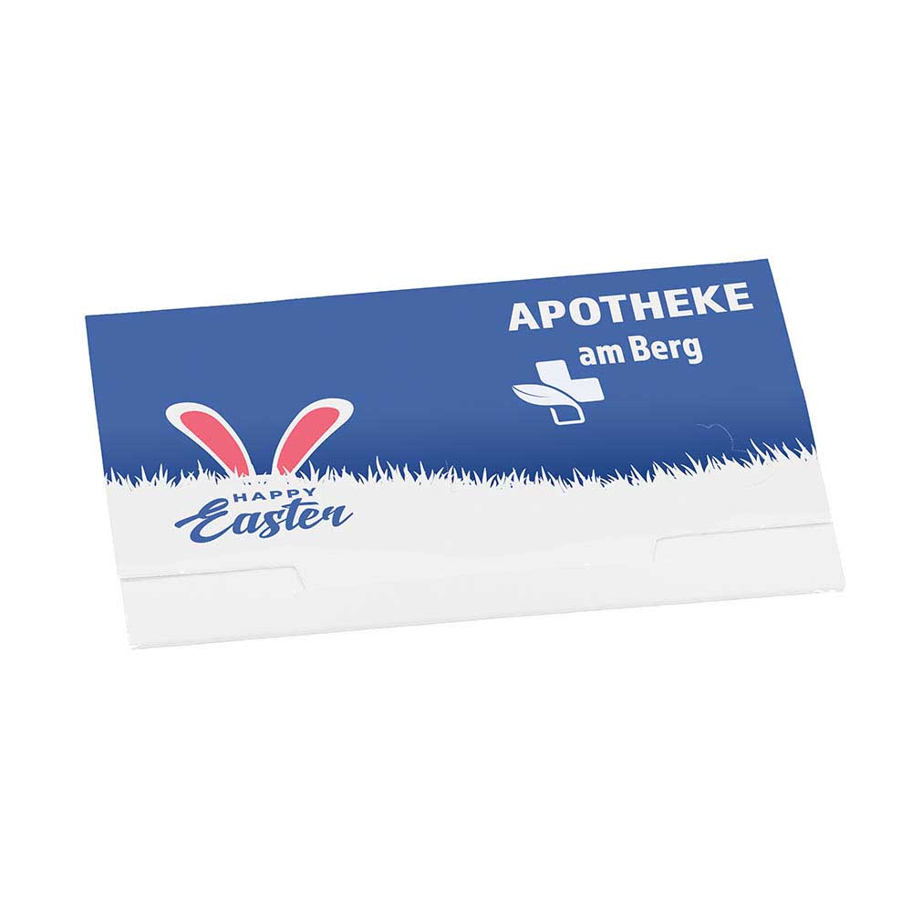 Samenpapier in Klappkärtchen - Ostern - Häschen