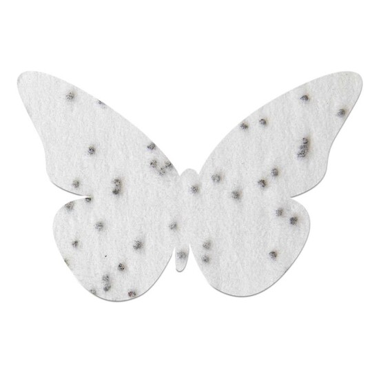 Samenpapier in Klappkärtchen Ei - Schmetterling