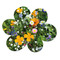 Samenpapier in Klappkärtchen Blume - Blümchen