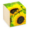 Pflanz-Holz - Standardmotiv - Sonnenblume - 2 Seiten gelasert