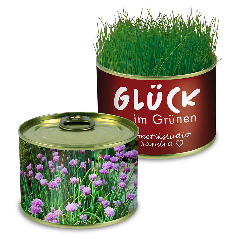 Natur-Konserve mit Samen - Schnittlauch