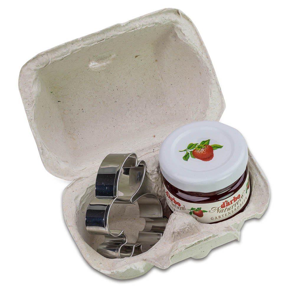 Das Gelbe vom Ei - Duo - mit Backförmchen und Marmelade