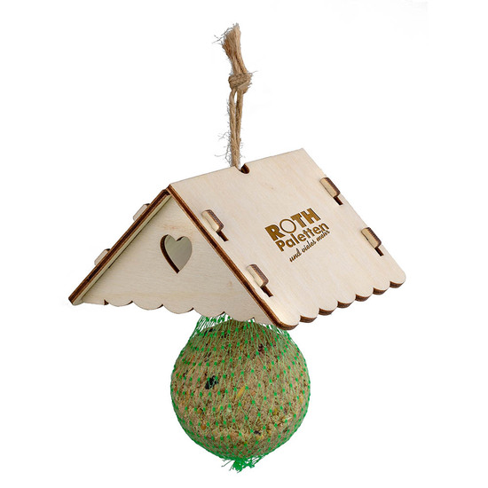 Meisenknödel mit Dach - Weihnachten - mit Lasergravur