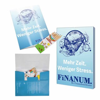 Malbuch / Mal-Set A6 - Bus - Malset mit individuellen Vorder- und Rückseiten