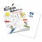 Malbuch / Mal-Set A6 - Banken - Malbuch mit 1-c Logoeindruck