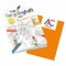 Malbuch / Mal-Set A6 - Recycling - Malbuch mit 2-c Logoeindruck