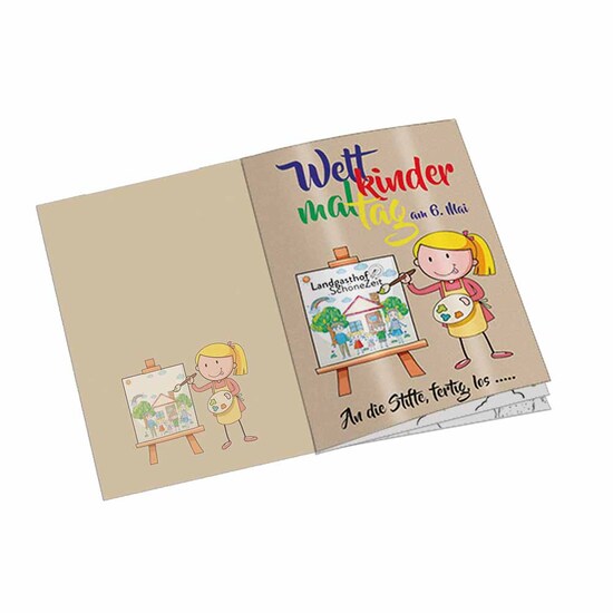 Malbuch / Mal-Set A6 - Verkehr - Malbuch mit individueller Vorder- und Rückseite