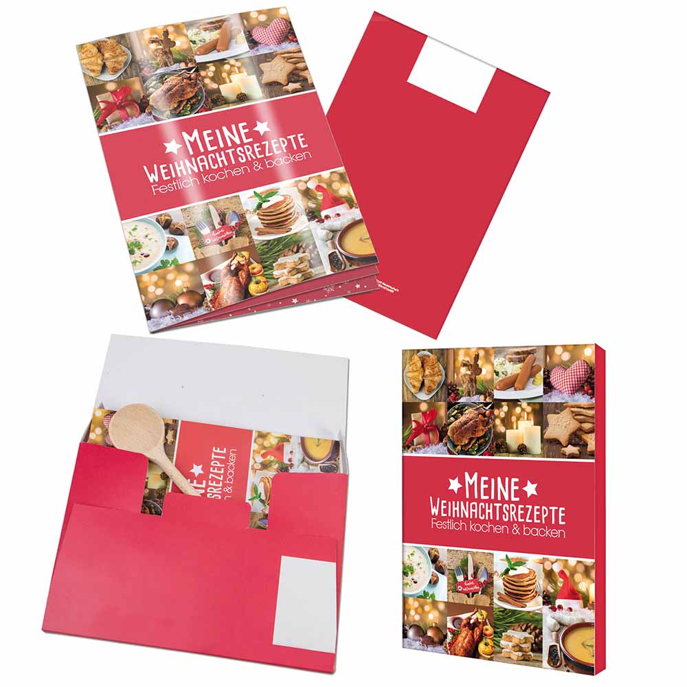 Rezeptbuch-Set "Weihnachten" - Set neutral