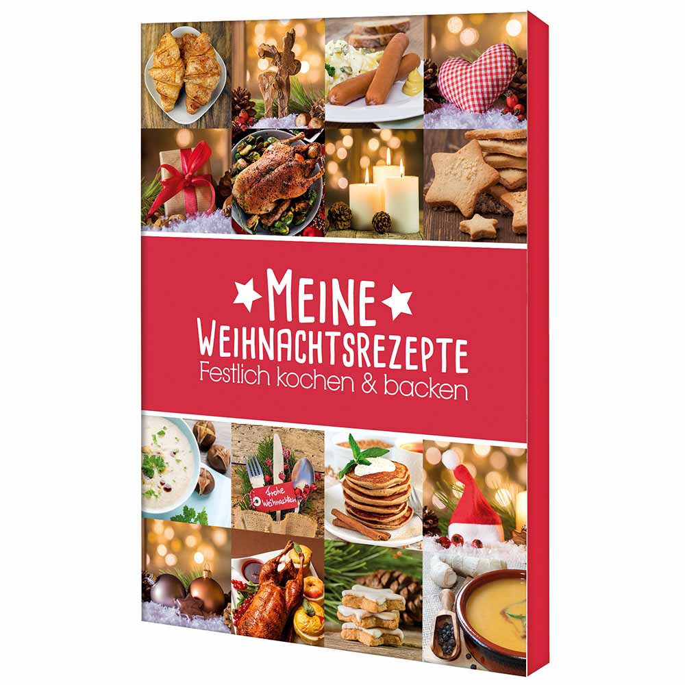 Rezeptbuch-Set "Weihnachten" - Set mit 2-c Logoeindruck