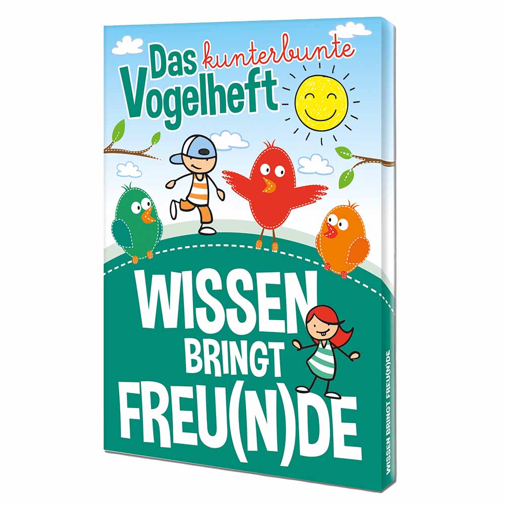 Wissen-Set „Das Vogelheft“ - Set - mit 2-c Logoeindruck
