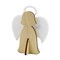 Steckfiguren-Karte Filz - Engel 4/4-c