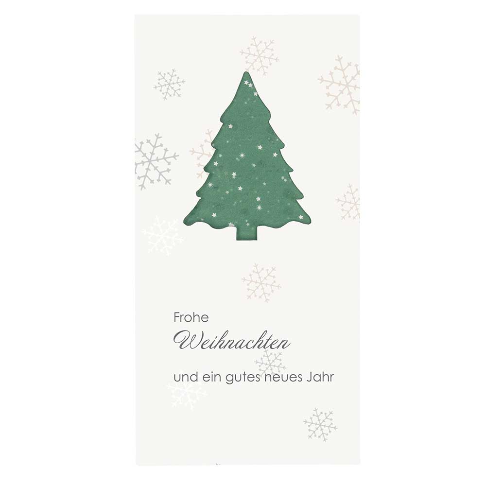 Samenpapier-Karte Fichte - Standardmotiv