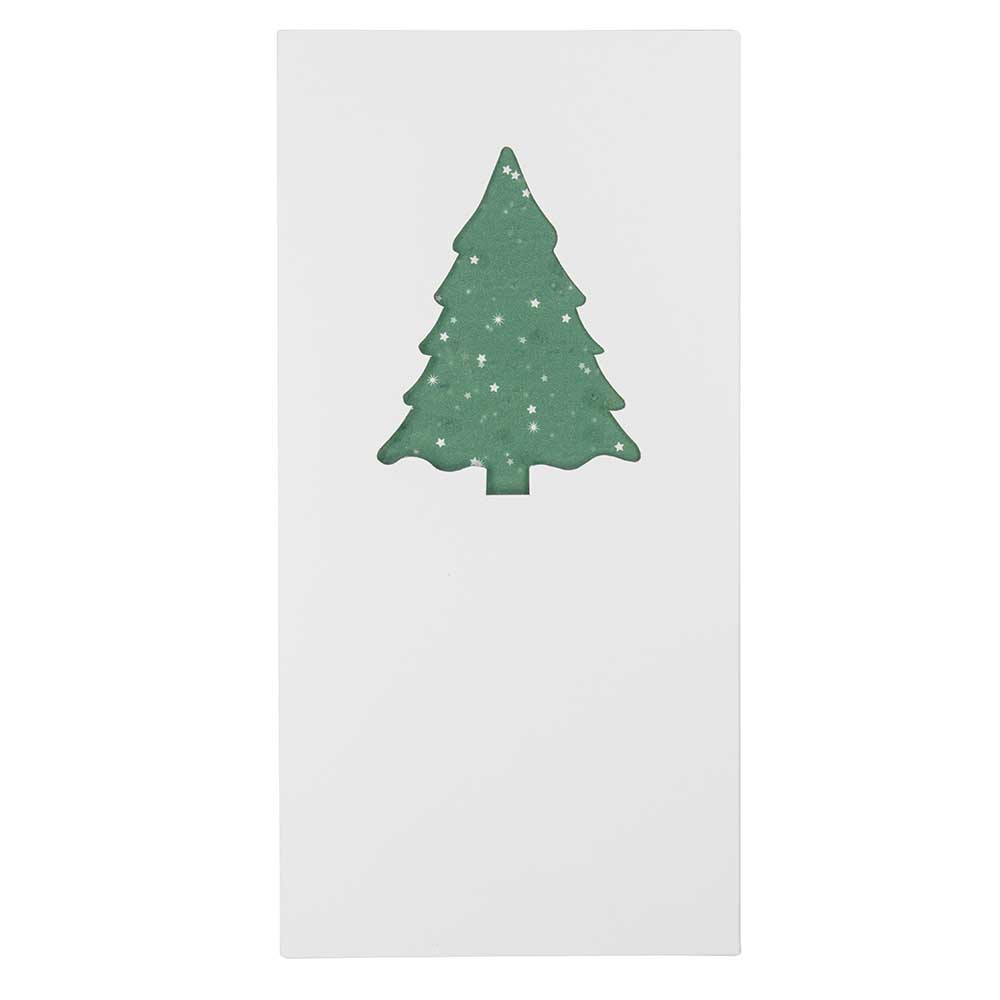 Samenpapier-Karte Fichte - Fichte - Graspapier 4/0-c