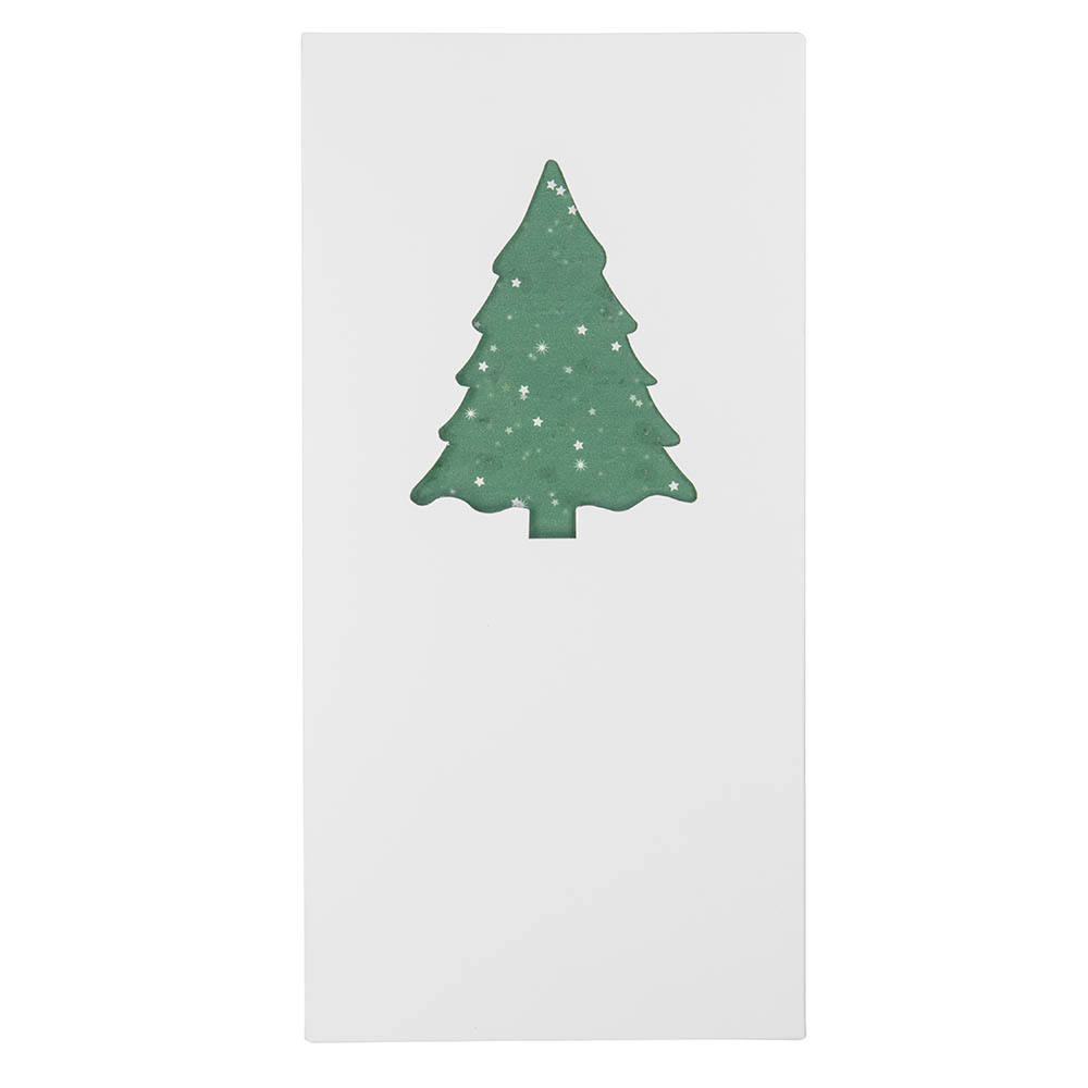 Samenpapier-Karte Fichte - Fichte - Graspapier 4/0-c
