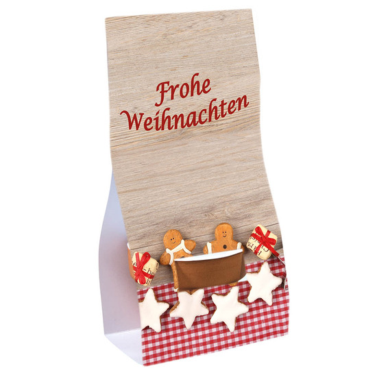 Logo-Töpfchen Überreichverpackung mit Samen - Fichte