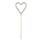 Wondercandle Mini mit Wondercard  - Herz, silber