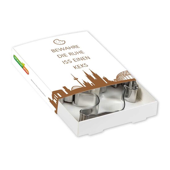Backförmchen Premium-Box - Xmas - Komet + Hufeisen