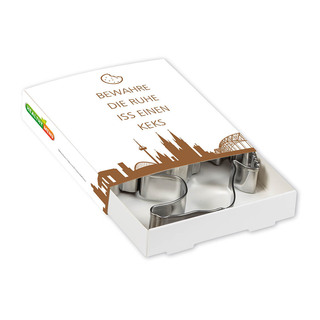 Backförmchen Premium-Box - Xmas - Herz + Engel