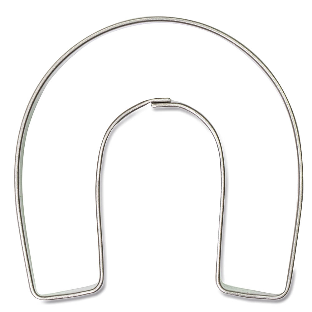 Backförmchen Single-Pack - Weihnachten - Hufeisen 4/0-c