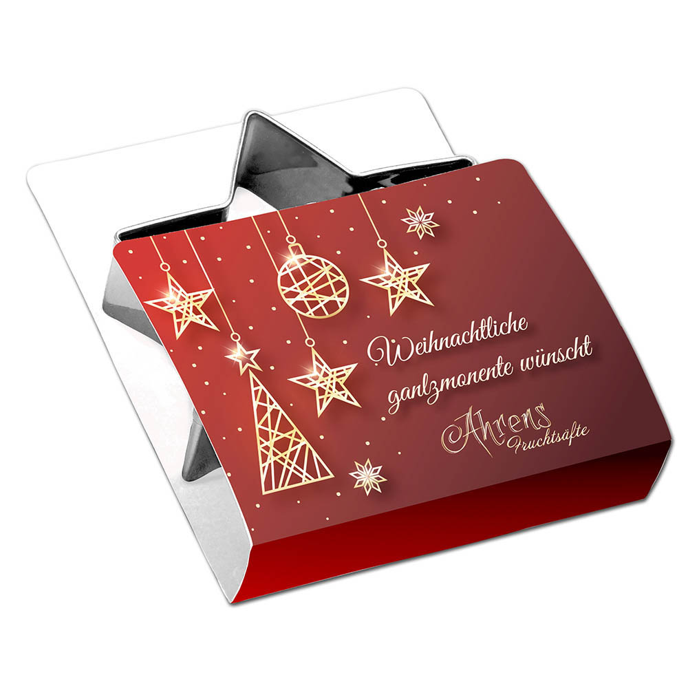 Backförmchen Single-Pack - Weihnachten - Hufeisen 4/4-c, Lasergravur