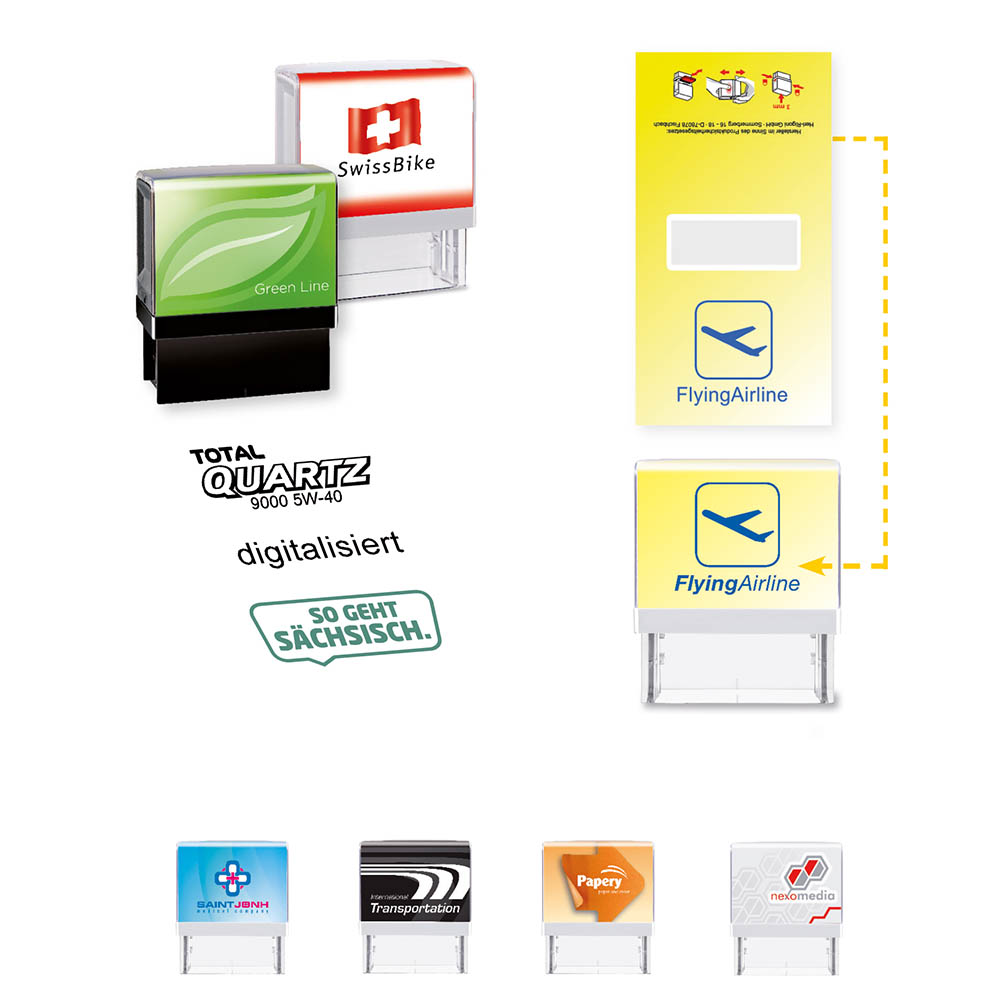 Stempelautomat "Printer Line Uni" - Printer 20 - mit Digitaldruck