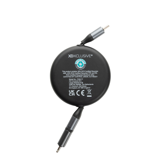 Terra ausziehbares 240W 2-in-1 Kabel aus RCS rec. Aluminium