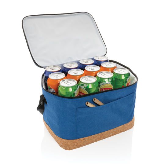 Impact AWARE™ XL RPET Two-Tone Kühltasche mit Korkdetail