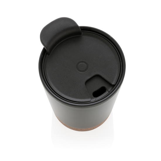 GRS rPP Edelstahl-Kaffeebecher mit Kork