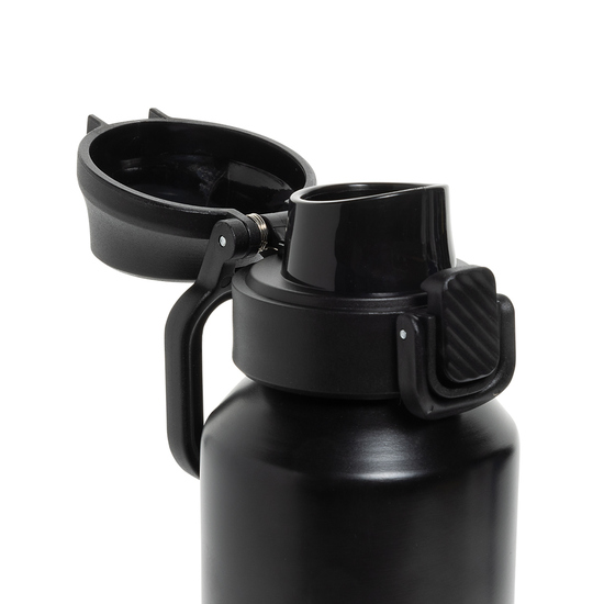 Via RCS Re-Steel Sportflasche mit Verschluss, 600ml