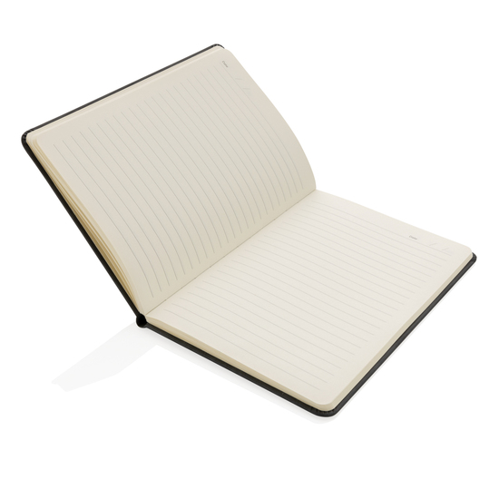 Deluxe Hardcover PU Notizbuch mit Handy- und Stiftehalter