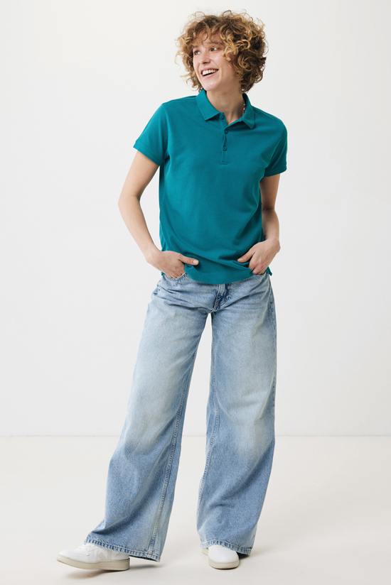 IQONIQ Yosemite Damen Piqué-Poloshirt aus rec. Baumwolle