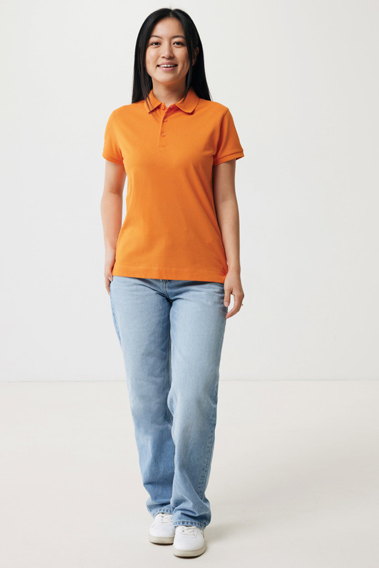 IQONIQ Yosemite Damen Piqué-Poloshirt aus rec. Baumwolle